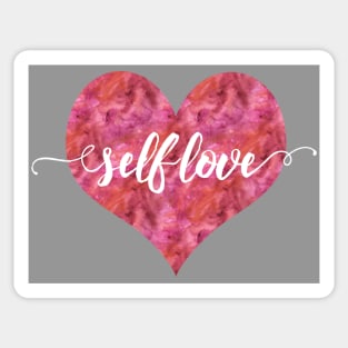 SELF LOVE | Rose Watercolor Sticker